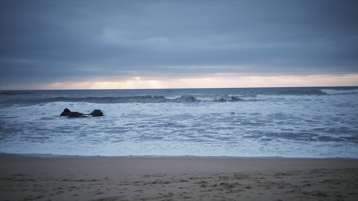 Half Moon Bay at dusk